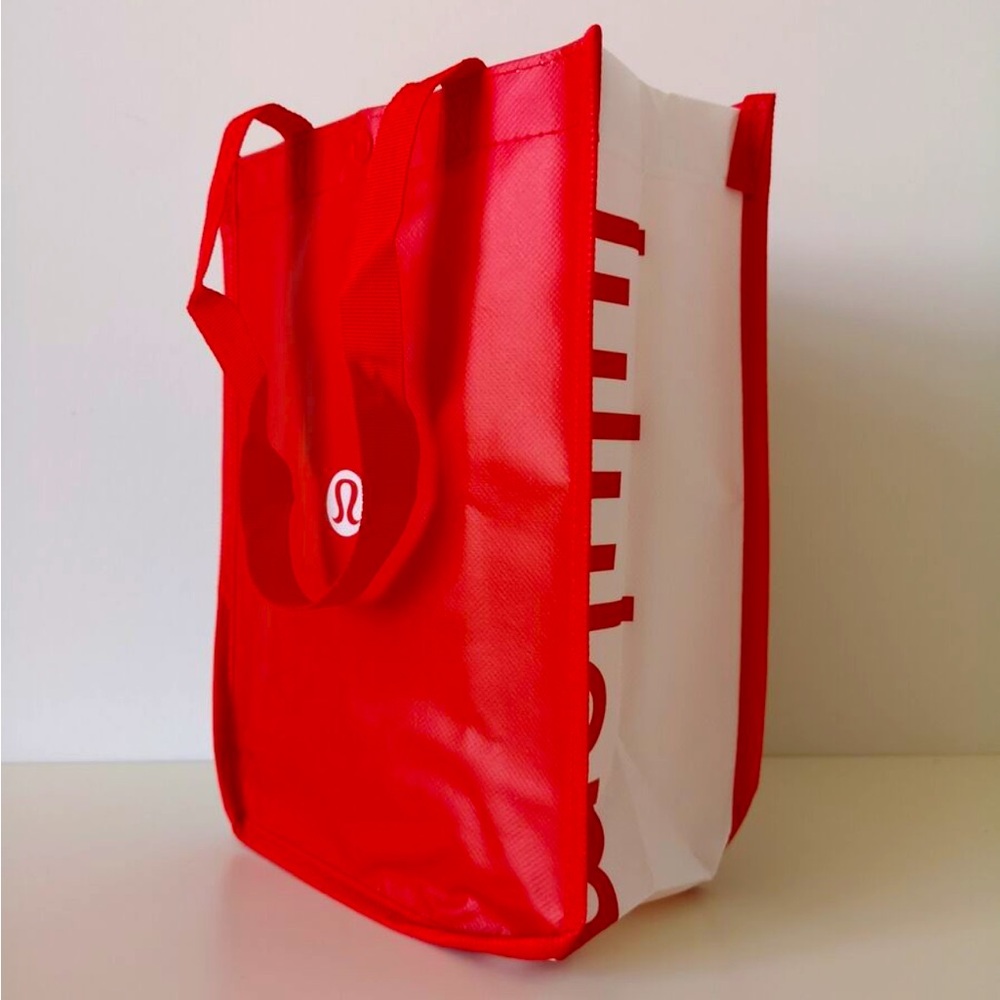 ❤️2 listings /$12❤️ NEW LULULEMON Red Reusable Small Tote Bag